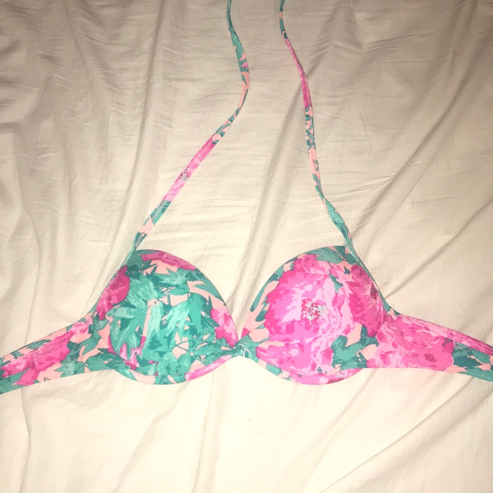 Floral Push Up Bikini Top